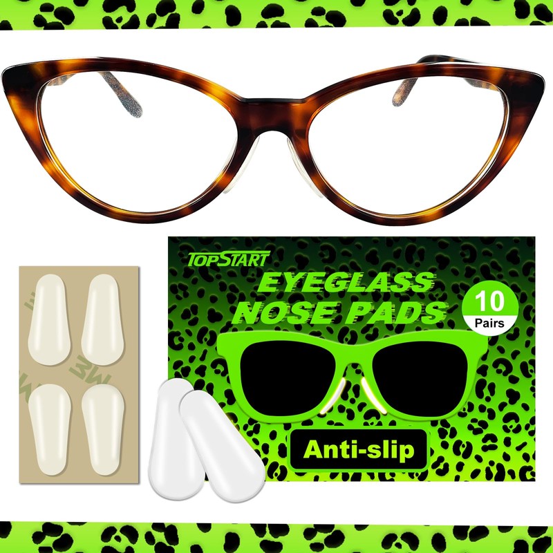 1.6mm Ultra-Thin-19mm Long Silicone Nose Pads for Glasses – Anti-Slip