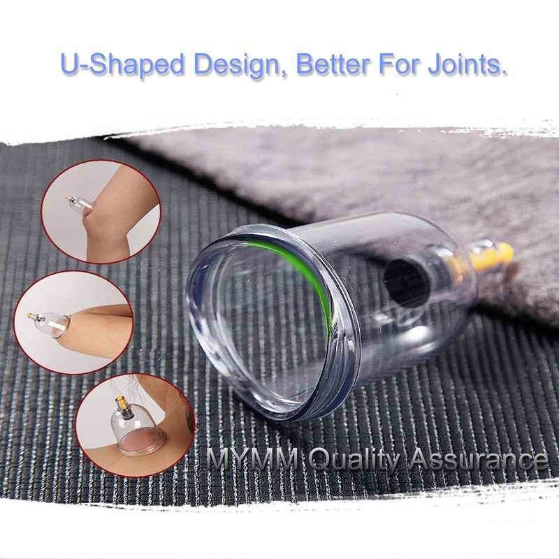 12 Cupping Cups Sets Biomagnetic Traditional Professional Chinese Therapy Massage