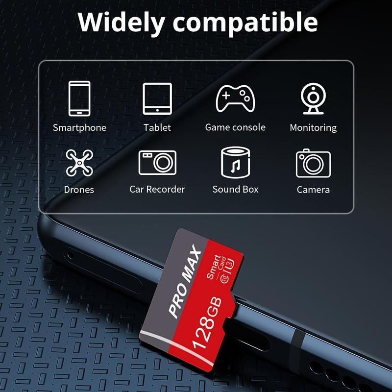 Micro SD Card, 1 Count 512GB/256GB/128GB Micro SD Card, Mini