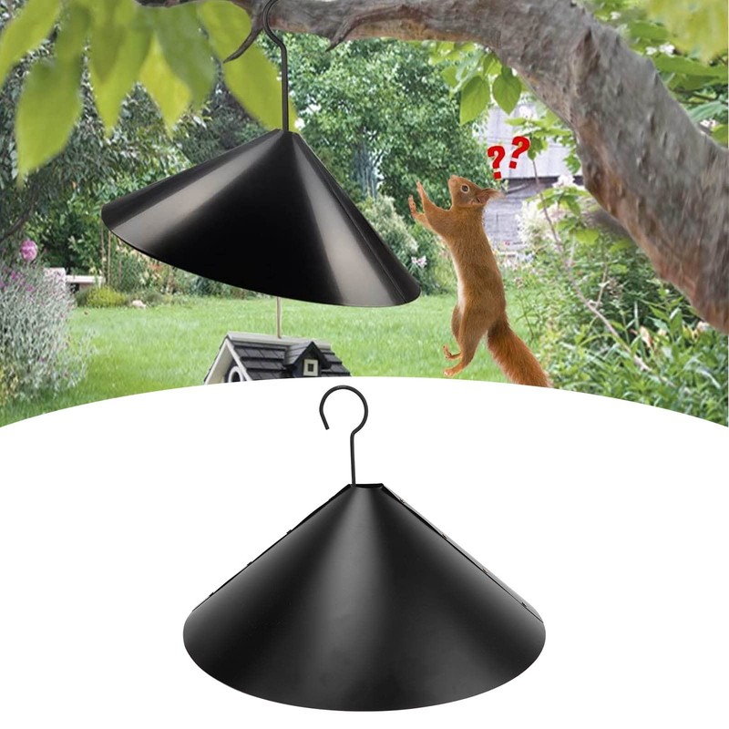 PVC Squirrel Baffle for Bird Feeders, Wrap Around Protector with