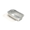 Papstar aluminium trays, aluminium, Silver, 20.90 x 11 x 20.60