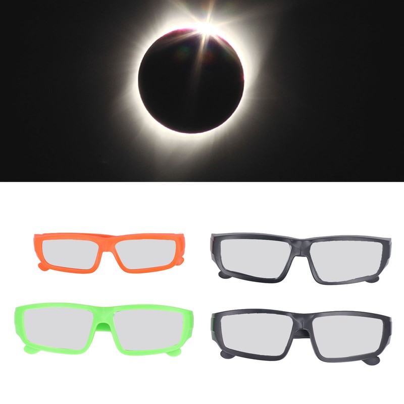 4Pcs Solar Eclipse Observation Glasses Protective Portable Sun Viewing Glasses