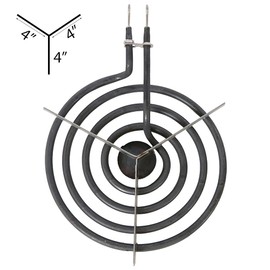 Kitchen Basics 101 WB30X253 Range Surface Element Replacement for GE Kenmore, 4 turn 8" 325503, AH244014, EA244014, PS244014, WB30X0253, WB30X5060, WB30X5095 (2)