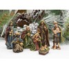 Kurt Adler 3.5-Inch Resin Nativity, 7-Piece Set, Multicolor (N1028)