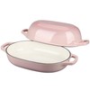 EDGING CASTING Enameled Cast Iron Dutch Oven Pot with Lid,