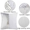 TCBESTO Sublimation Sequin Pillow Blanks 16''x16'' 2PCS Gold Reversible Sequin