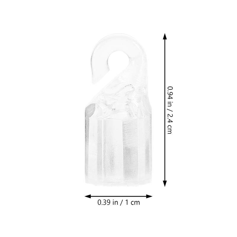 Holibanna Pack of 10 Hook Connectors, Rod Cap, Rod Tip,