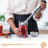 MasterChef Immersion Blender Handheld, Stainless Steel Hand Held Blending Stick