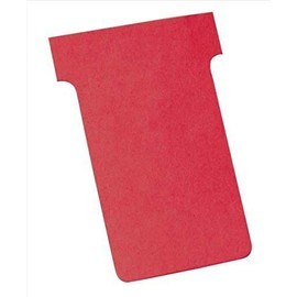 Nobo Board Accessory, T-Cards in Blister Pack, Size 3, Pack of 100, Green red