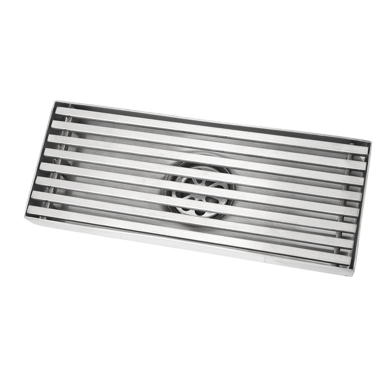 Linear Shower Drain Stainless Steel Odor Resistant Rectangular Floor Drain