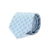 [COLORATA] Carolata Dolphin Pattern Necktie (100% Silk / Jacquard Woven),