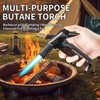 Butane Torch Lighter with Adjustable Jet Flame and Safety Lock,