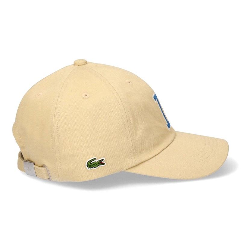 Lacoste Big L Logo Twill Cap, 006 beige