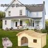Guinea Pig Wood Hideout Hut with Window Small Animal Wooden