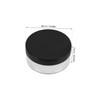 FOMIYES Elegant 50g Powder Box Refillable Cosmetic Powder Jar Sifter