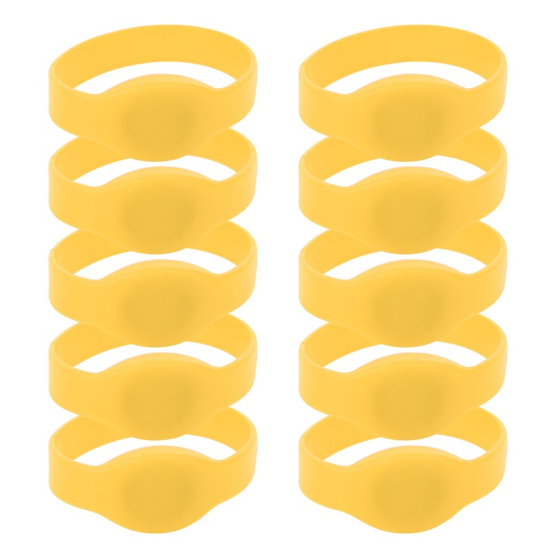 10pcs 13.56Mhz RFID Wristband Silicone Bracelet Waterproof IC Card for