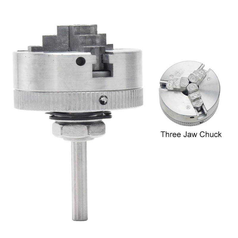 3 Jaw Chuck Set Self Centering Lathe Chuck Plate with