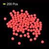 PATIKIL Pack of 200 4 mm Fishing Beads Plastic Glowing