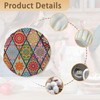 5-Pack Cloth Covers for Sourdough Starter Jars, Vintage Boho Mandala