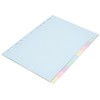 Exacompta Forever 1610E Pastel Index for DIN A4, Made of