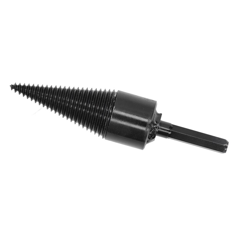 Firewood Drill Bit Wood Log Splitter Carbon Steel Cone Hex