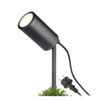 lambado® Premium LED Ground Spike Light Black Outdoor Spotlight Including