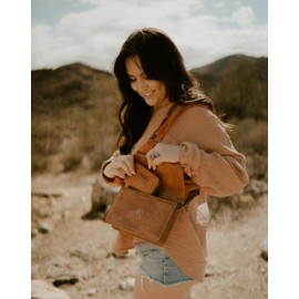 Wrangler Mini Crossbody Purses for Women 3 in 1 with Strap Quilted Small Top Handle Bag 3Pcs Sets Flap Handbag with Card Wallets WG3-0056KH