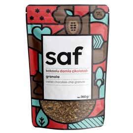 Saf Nutrition Kakaolu & Damla Çikolatalı Granola 360gr