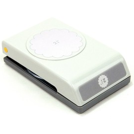 EK tools 2.25-Inch Scallop Circle Punch, Large, New Package, White