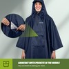 TechRise Rain Ponchos for Adults with Pocket, Waterproof Rain Poncho