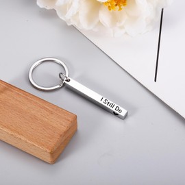 6th Anniversary Iron Gifts for Her Him 6 Year Anniversary Wedding Gift for Wife from Husband 6th Anniversary Iron Gift Keychains Valentines Present for Women Men Christmas Stocking Stuffers