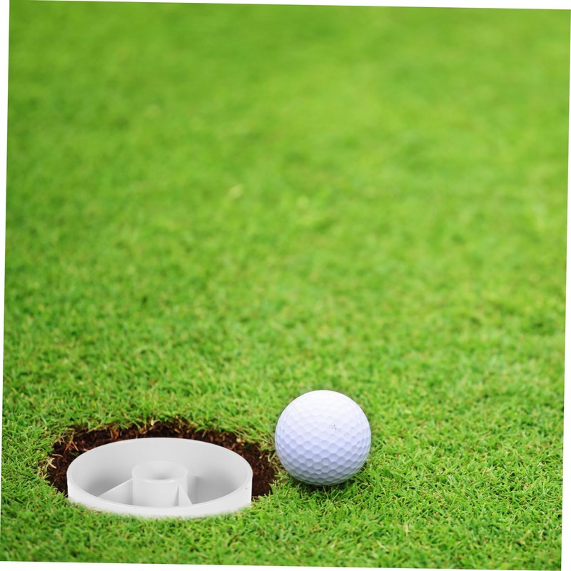 Gatuida 2 Pcs Plastic Golf Hole Cup Durable Putting Training