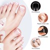 Pack of 150 Polygel Nail Shapes for Toes, 15 Sizes,
