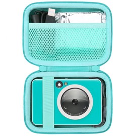 co2CREA Hard Case Replacement for Canon Ivy 2 Mobile Mini Ivy CLIQ CLIQ+ CLIQ 2 CLIQ+ 2 Instant Camera Printer Wireless Bluetooth Photo Printer, Turquoise Case