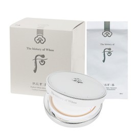 The Whoo Gongjinhyang Seol Whitening Moisture Glow Cushion No. 23 (Main Product + Refill) / 더후 공진향 설 미백 수분광 쿠션 23호 (본품+리필)