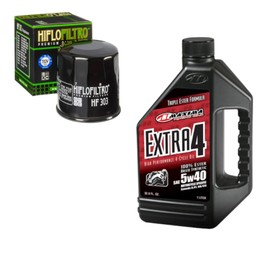 RAD Powersports Oil Change Kit For Polaris 2006 Hawkeye 300 2X4 Synthetic 5W-40
