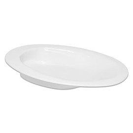 Rehabilitation Advantage Oval Scoop Dish with Sloped Lip, Small