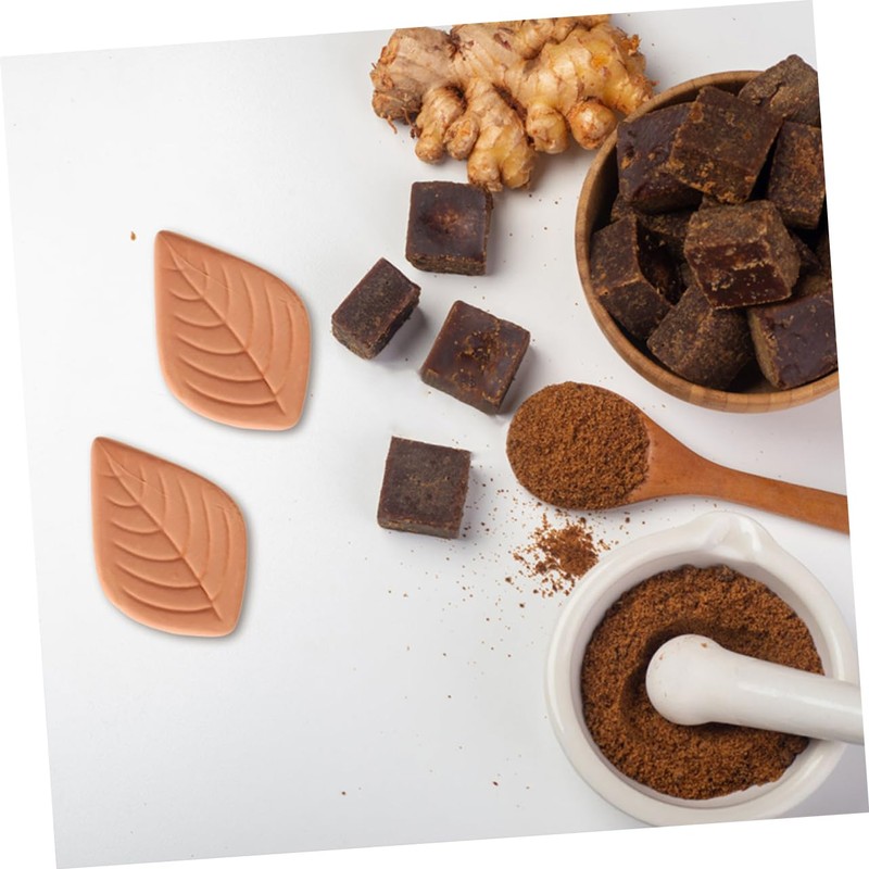 BIUDECO 4pcs Leaf Shaped Sugar Savers Reusable Brown Sugar Softener