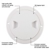 YaeMarine 2 Packs 4" Boat Deck Cover, Round Inspection Hatch,