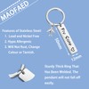 MAOFAED Pilot Gift Fly Safe Keychain Traveling Keychain Flight Attendant