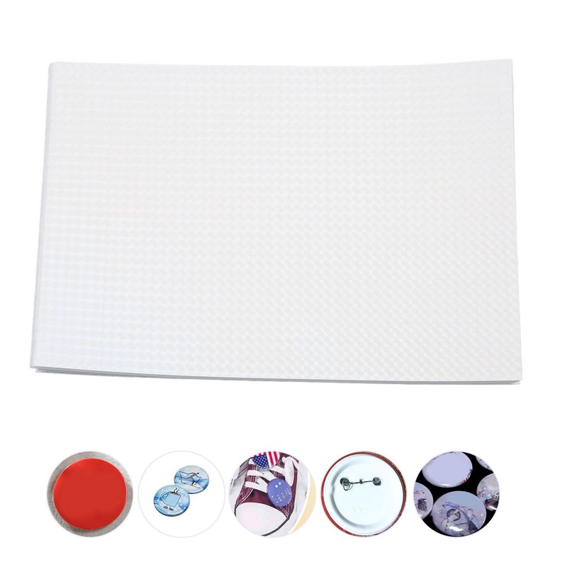 50 Sheets A4 Holographic Cold Laminate Sheet Cuttable Waterproof DIY