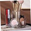 WOONEKY Makeup Brush Holder Rotatable Vanity Organizer with Compartments Compact