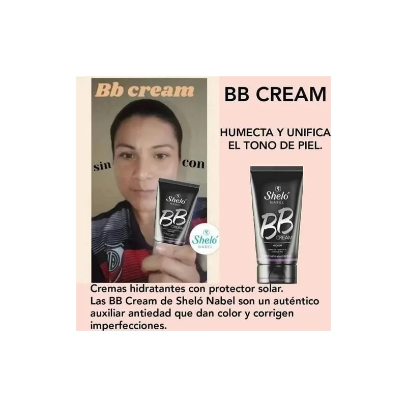 2 Bb Cream Acabado Natural & Con Protección Solar +