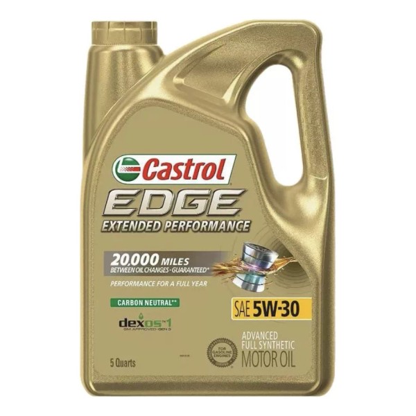 Castrol Aceite Castrol Edge 5w30 Extended Sintetico Garrafa 4.73lt