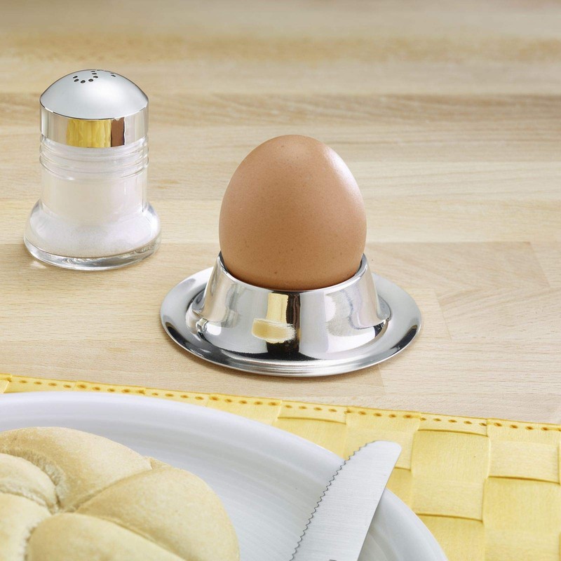 Westmark 6 egg cups, round, stackable, diameter 8.5 cm, stainless