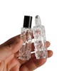 PYAWI 8Pcs 10ml Clear Glass Roller Bottles Mini Roll on