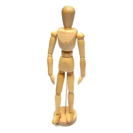 Major Brushes 300mm (12 Inch) Wooden Model Manikin