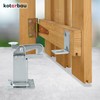 KOTARBAU® Door Stop 97 Floor Mounted Door Stop Silver Lock