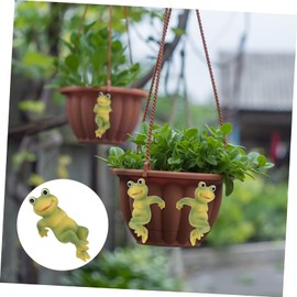 Mipcase 1Pc Resin Hanging Ornament Cute Garden Decor for Home Indoor Spaces Creative Animal Statue Durable Outdoor Accessory