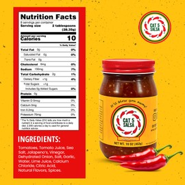 Cat 5 Salsa - Medium - 1 Pack: Taste the American Crafted Flavor! Fresh Ingredients, Addictively Delicious, Gourmet Recipe Salsa - Experience Unrivaled Taste Sensations with Cat 5 Salsa